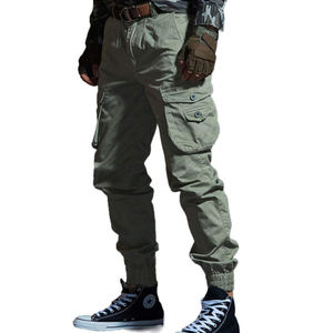 Trending-pantalones ajustados de alta calidad para hombre, calzas informales populares con múltiples bolsillos, talla personalizada - Product Image 2