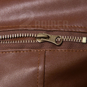 Vestes en cuir chaudes d'hiver pour hommes Veste en cuir de style classique pour hommes Fourniture directe d'usine Cuir - Product Image 6