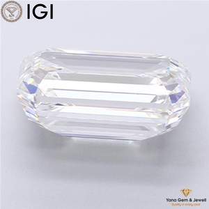 Calidad superior 10,02 CARAT Emerald Cut CVD Lab Grown Diamond 14,75 MM E Color VVS2 Clarity IGI Certificate - Product Image 6
