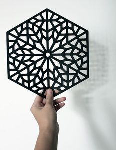 Posavasos personalizado MODERN ECO FRIENDLY, tablero duro de sublimación, MDF Squarestone con parte posterior de corcho para promociones - Product Image 4