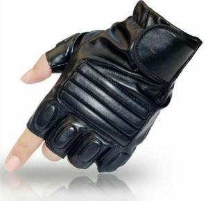 Guantes deportivos hechos de cuero fresco de Pakistán para hombres, medio dedo, cómodos, para acampar, senderismo, guantes profesionales - Product Image 3