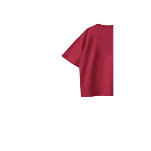 T-shirt à manches longues brodé col rond grande taille pour femme 100 % coton biologique toile respirante écologique décontracté gaufré - Product Image 5