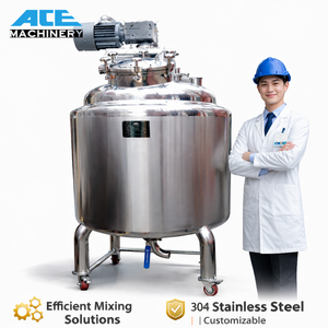 Tanque de Mezcla de 100L con Agitador para Derretir Jarabe de Azúcar y Mezclar Materiales para Hacer Gomitas - Product Image 6