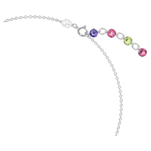 Luxury Colorful Crystal <b>Choker</b> Necklace for Women <b>Silver</b> Plated Multicolor Zircon Statement Necklace Fashion Wedding Party - Product Image 3