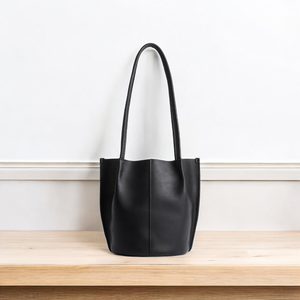 Classic Elegance Handmade Leather Tote with Sturdy Handles and Soft Inner Lining - Product Image 1