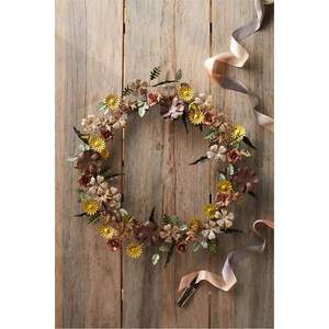 Guirnalda de Flores Metálica Personalizada de Fábrica, Decoración de Pared, Guirnalda de Hojas Artificiales de Hierro, Arte de Pared Vintage para Sala de Estar - Product Image 3