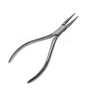Alicates de punta redonda Alicates quirúrgicos ortopédicos de acero inoxidable de 5,5 pulgadas con puntas delicadas y suaves de 1mm - Product Image 2