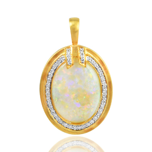 Design de luxe 925 argent sterling naturel vert onyx multi pierres précieuses CZ pendentif pour collier plaqué or bijoux - Product Image 3