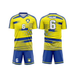 2025 recién llegado Conjunto de camiseta de fútbol para hombres adultos OEM diseño personalizado sublimado impreso conjunto de uniforme de fútbol hecho con sin costuras - Product Image 2