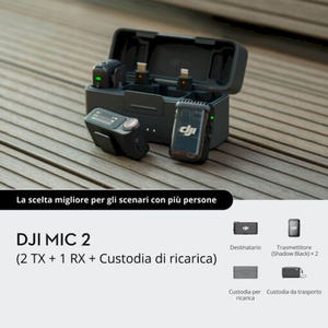Micrófono Bluetooth Inteligente DJI Mic 2, 2 TX + 1 RX con Estuche de Carga - Product Image 3