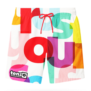 Pantalones Cortos Deportivos Casuales para Hombre, Secado Rápido, Poliéster, Cintura Elástica con Cordón, Entrenamiento, Sublimación, Logotipo Personalizado, Tenzo Intl - Product Image 3