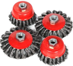 Brosse à fil métallique en acier au carbone de qualité industrielle pour le bricolage, OEM, longueur des poils de 0,9 pouce, Jaze Hardware - Product Image 1