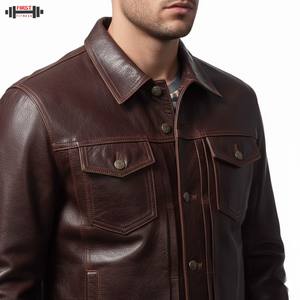 Veste en cuir de moto de haute qualité sur mesure en cuir et velours côtelé pour femmes en gros 2025, taille plus, OEM - Product Image 5