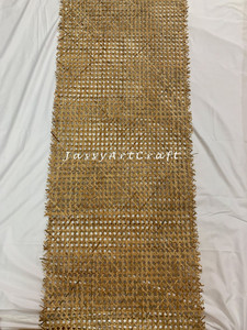 Offre Spéciale EN LIGNE! Projet de bricolage de canne à tissage hexagonal en rotin naturel fait à la main du Vietnam - Product Image 5