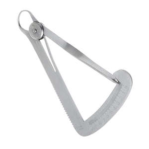 Jauge de couronne d'étrier dentaire en acier inoxydable pour étrier à ressort Iwanson en cire ou en métal - Product Image 1