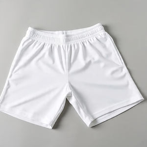 Pantalones cortos deportivos de alta calidad para hombre, secado rápido, doble capa, poliéster negro con patrón sólido para correr, gimnasio, venta al por mayor, pantalones cortos de gimnasio - Product Image 3