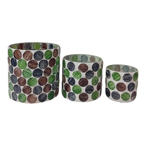 Candelabros de cristal hechos a mano de lujo, tarros de farolillos, mosaico redondo colorido, recipiente personalizado para decoración del hogar, boda, Navidad - Product Image 4