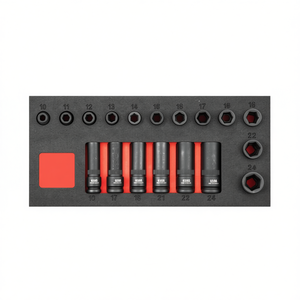 Usag Assortment with 1/2'' <b>Impact</b> <b>Sockets</b> (18 Pcs.) - Product Image 2