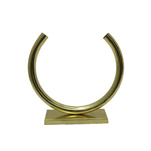 แจกันดอกไม้สไตล์ย้อนยุคแจกันงานประดิษฐ์สำหรับบ้านการจัดดอกไม้สีดำ - Product Image 3