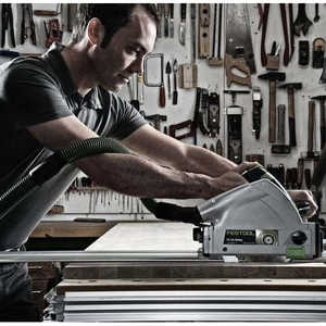 Sierra Circular de Inmersión Eléctrica y a Batería de 1200W y 55mm para Trabajos en Madera, para Uso Industrial y Bricolaje - Product Image 6