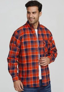 Pour la vente en gros certifiée UL Chemise à carreaux résistante au feu Vêtements de travail de soudage FR pour les mécaniciens pour les saisons d'automne - Product Image 5