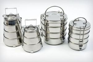 Boîtes à lunch Tiffin Plusieurs tailles Acier inoxydable Design unique - Product Image 2