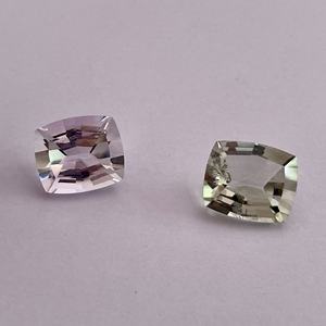 เบาะ12X14มม. พลอยอเมทิสต์สีเขียวตัดเพื่อความเงางามสูงสุด - Product Image 1