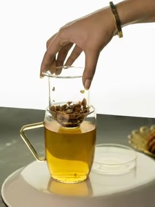 Tasse à thé élégante en verre transparent pour les amateurs de thé en vrac Offre en gros disponible dans le monde entier - Product Image 4