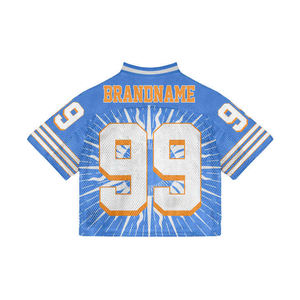 Camiseta de fútbol americano de alta calidad, el mejor uniforme transpirable con mangas cortas y características de talla grande - Product Image 2