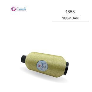 4555 180D Neem Jari Flora Jari Broderie Haute Ténacité Lurex Polyester 180D Neem Jari Fil Métallique pour Tricot À La Main - Product Image 3