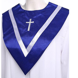 Batas de clero de alta calidad, precio barato, ropa de Iglesia, venta al por mayor de fábrica, batas de coro de servicio Oem Odm - Product Image 5