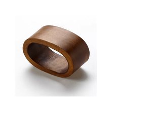 100% ronds de serviette en bois naturel Offre Spéciale couleur naturelle anneau de serviette en bois pas cher logo personnalisé accepté - Product Image 1