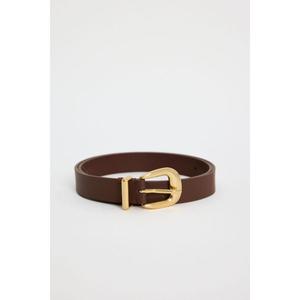 Ceinture en cuir de vache 100% authentique pour homme, de haute qualité, fabriquée sur mesure en Inde, boucle en acier écologique, imperméable, style vintage - Product Image 4