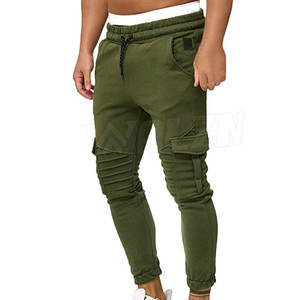 Pantalones de chándal para hombre de tamaño totalmente personalizado, pantalones de entrenamiento para hombre, ropa de invierno, pantalones de chándal de entrenamiento de Color sólido - Product Image 2