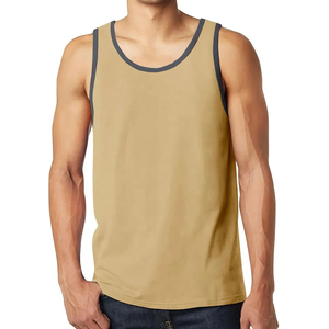 الرجال عارضة تانك قمم اللياقة البدنية سريعة الجافة تنفس مريحة <span class=keywords><strong>Activewear</strong></span> الرياضية مع شعار مخصص أفضل تصميم سلس - Product Image 2