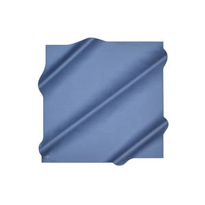 ผ้าพันคอโพลีเอสเตอร์คริสตัลสีน้ำเงิน ขนาด 93x93 ซม. รูปทรงสี่เหลี่ยม - Product Image 1