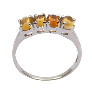 Fabricant de gros bague en argent sterling 925 au design classique péridot naturel serti de broches pour fête de mariage et anniversaire - Product Image 3