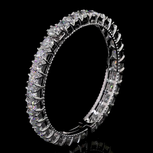 Clarisse Eternity Lab Diamond BanglesFull-Round StylePure Luminescence14K/18K or jaune - Product Image 2