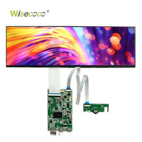 Écran TFT LCD en forme de bande de 14,5 pouces, résolution 2560x720 2K, module TFT LCD tactile intégré, écran tactile étiré de 14,5 pouces avec carte Type-C