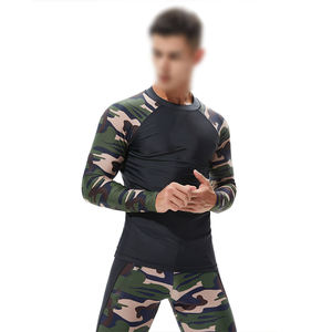 OEM en blanco precio competitivo buena venta calidad superior sublimación impresa hombres desgaste de secado rápido adultos deportes Rash Guard Top - Product Image 1
