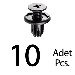 Clips de panneau de pare-chocs pour Acura Legend MK2 BMW 1 2 SERIES X1 X2 - 10 pièces - Product Image 1