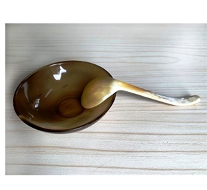 55ชามเขาควายสำหรับตกแต่งที่หรูหราทำด้วยมือจากเขาควายแท้ธรรมชาติผลิตภัณฑ์ที่ยั่งยืนผลิตในอินเดีย - Product Image 3