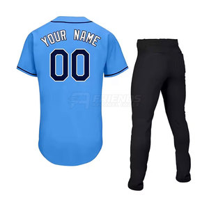 Uniforme de baseball de qualité supérieure, tissu en polyester doux, respirant, léger, technologie anti-transpiration, entraînement, match, confort - Product Image 2