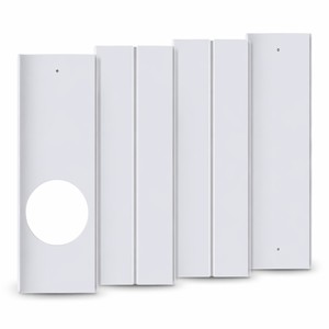 Kits de ventilation universels pour climatiseurs portables, panneaux d'étanchéité en PVC réglables de 22 à 43 pouces, pour fenêtres coulissantes, usage commercial - Product Image 1
