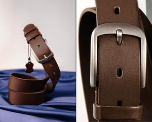 Cinturón de cuero hecho a mano para hombre, cinturón informal para hombre, grabado personalizado, mejor hombre, regalo de Navidad PARA EL Día del Padre, 2017 - Product Image 3