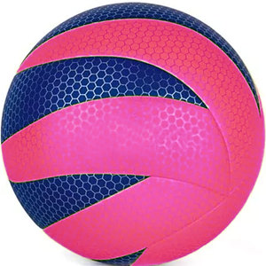 Balón de Voleibol Rosa de Tamaño Oficial 5 de Alta Calidad con Superficie de Textura de Serpiente, Construcción de Cuero PU Suave al Tacto, Hecho en Pakistán - Product Image 3