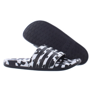 Chaussures Adidas Adilette Comfort à enfiler pour femmes Couleur : Noir foncé/Noir foncé/Blanc nuage 100% authentique - Product Image 5