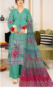 คอลเลคชั่น2025มาใหม่ฤดูร้อนชุด3ชิ้นผ้าคอตตอน/ผ้าคอตต้อนสำหรับผู้หญิงคุณภาพสูงชุดลายดอกไม้ธรรมชาติ - Product Image 5