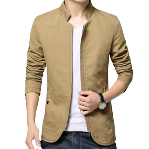 Chaqueta de Motociclista de Cuero Genuino para Hombre, Estilo Casual de Invierno, Corte Ajustado, Cuello en V, Cierre de Cremallera - Product Image 5