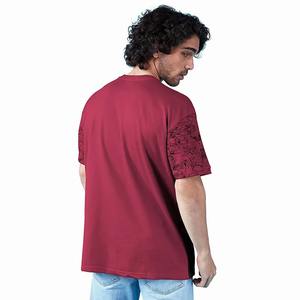 2023 precio al por mayor peso pesado personalizado impresión en blanco hombres camisetas de talla grande de algodón de gran tamaño liso camisetas fábrica - Product Image 2